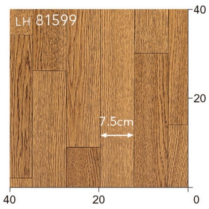 LH81599 クッションフロア WOOD 厚1.8×巾1820mm オーク