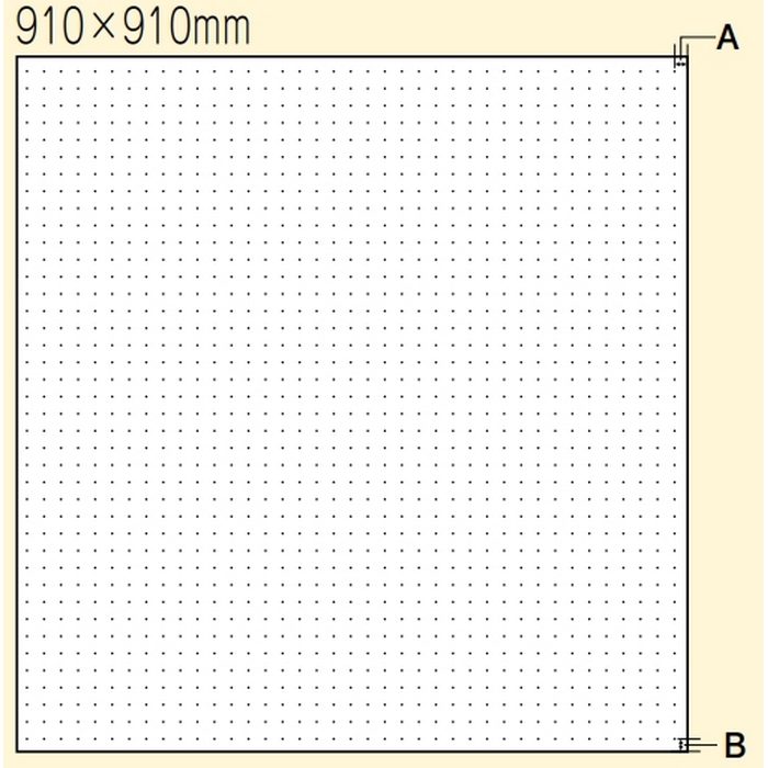 【大田区倉庫 受取専用】タイガートーン（不燃紙張り） 3×3版 9.5mm 4枚入