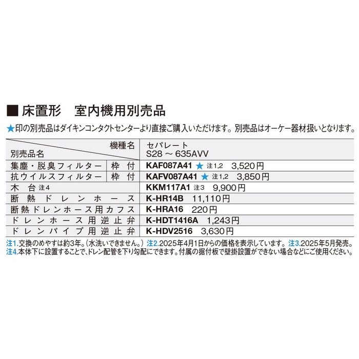 S635AVV-W ハウジングエアコン 床置形Vシリーズ 20畳用 室外電源 単相200V ホワイト 室内機・室外機・リモコンセット