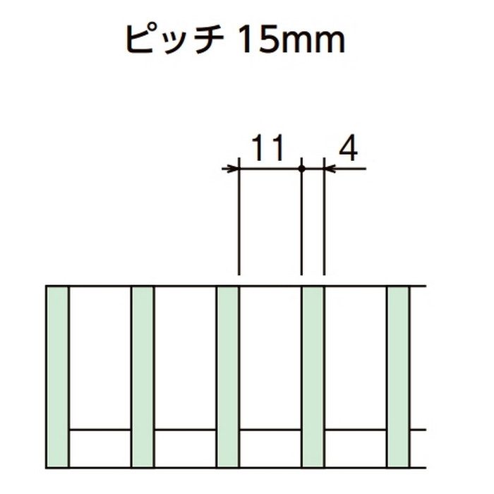CSNB-25-2 P=15 一般溝タイプ 横断溝・側溝用ステンレスグレーチング 994×250×25mm ピッチ15mm