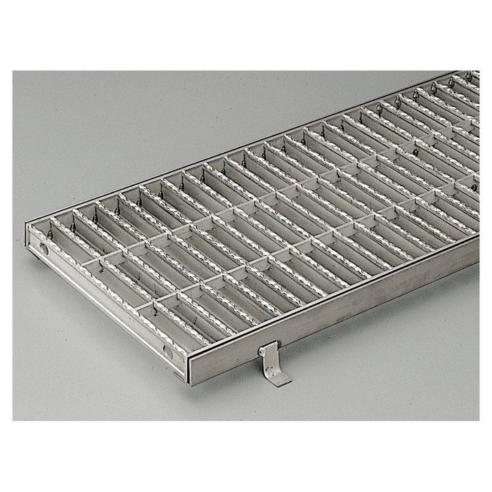 SIB-525-45 P=30 一般溝タイプ 横断溝・側溝用ステンレスグレーチング 995×500×25mm ピッチ30mm