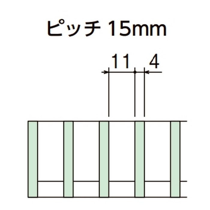CSBB-32-4.5 P=15 騒音防止ボルト固定式 横断溝・側溝用ステンレスグレーチング 994×500×32mm ピッチ15mm