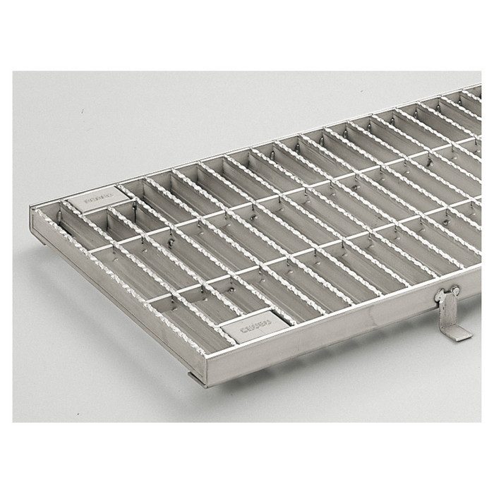 SIBB-520-40 P=30 騒音防止ボルト固定式 横断溝・側溝用ステンレスグレーチング 995×450×20mm ピッチ30mm