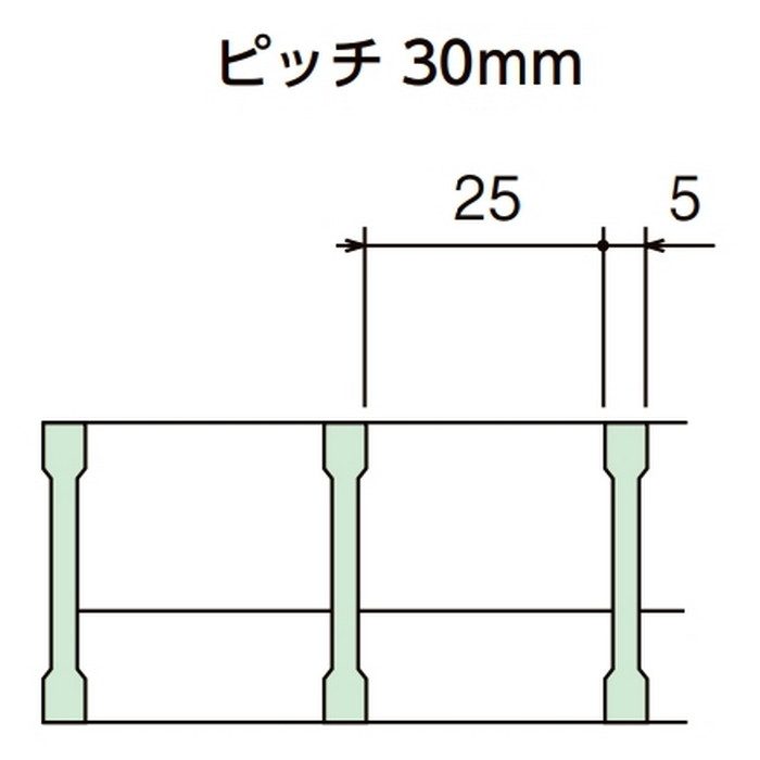 SIBB-520-40 P=30 騒音防止ボルト固定式 横断溝・側溝用ステンレスグレーチング 995×450×20mm ピッチ30mm
