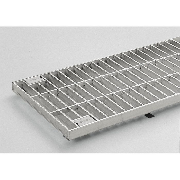 SVBB-520-15 P=22 騒音防止ボルト固定式 横断溝・側溝用ステンレスグレーチング 995×200×20mm ピッチ22mm