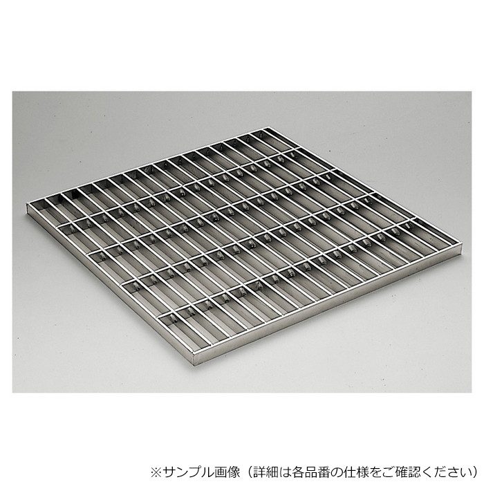 CSNMB-20-600 P=22 騒音防止ボルト固定式 集水桝タイプ 横断溝用ステンレスグレーチング 650×650×20mm ピッチ22mm