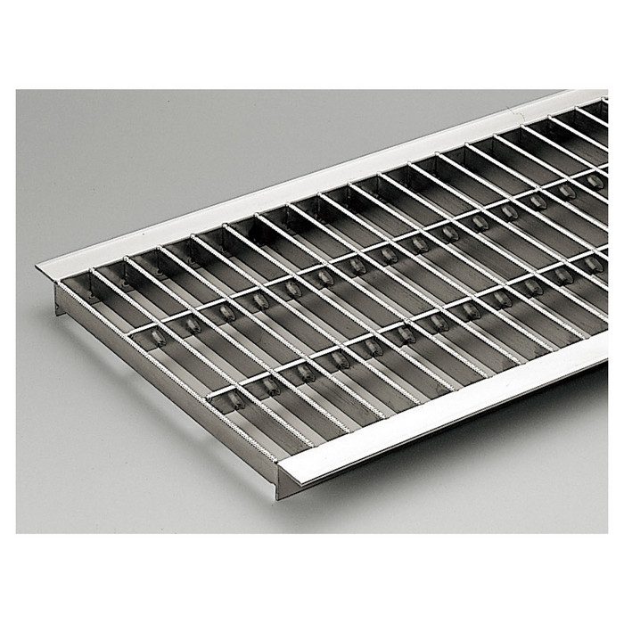 CSNU-15-24 P=13 U字溝タイプ 側溝用ステンレスグレーチング 992×224×15mm ピッチ13mm
