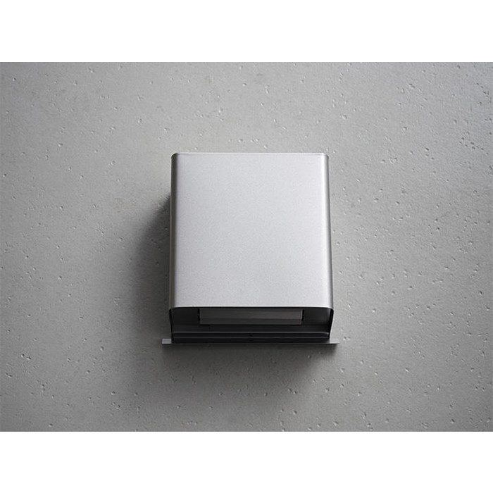 798-579 SUS防音型フード付ガラリ 屋外換気口 KS-100FSM-MLG メタリックグレー