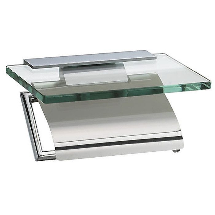 SC-273-XC ガラス棚付ペーパーホルダー SC-273 クローム+鏡面 河淳