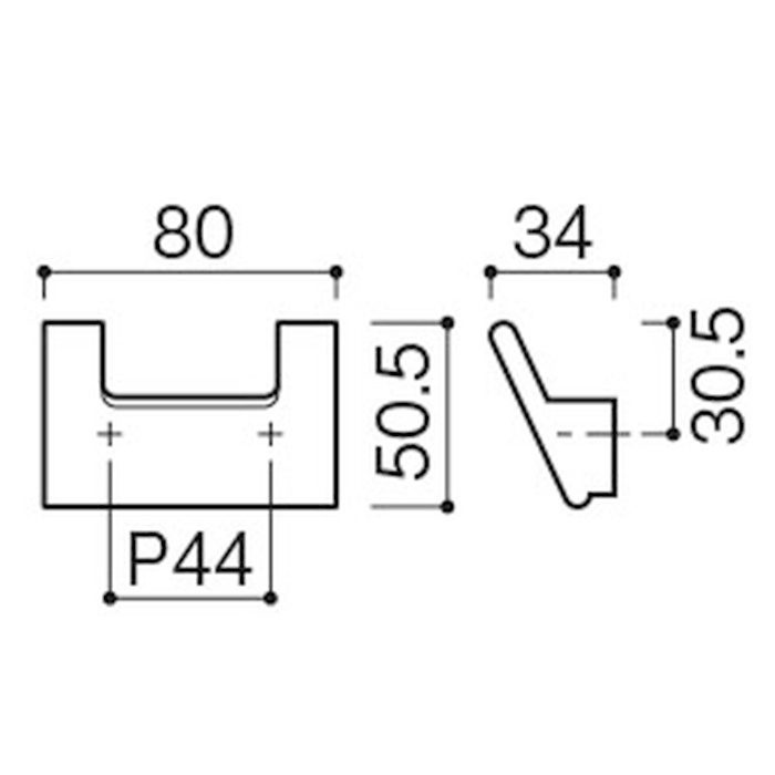 SC-475-4U フック SC-475 ブラストライトブロンズ