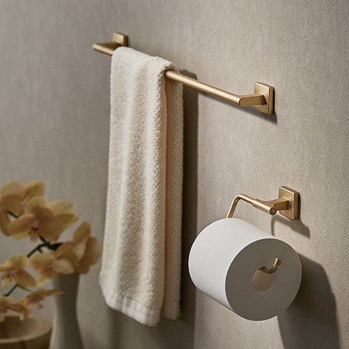 SC-901-099 タオルレール SC-901 099ゴールド 河淳【アウンワークス通販】