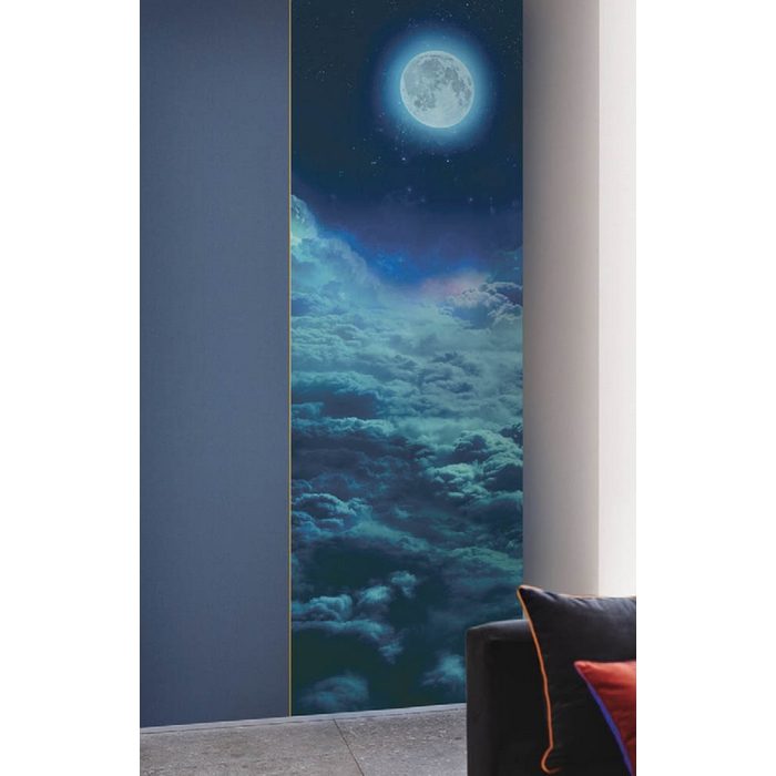 BB2270 ベスト クロス壁紙 巾92cm blue tone