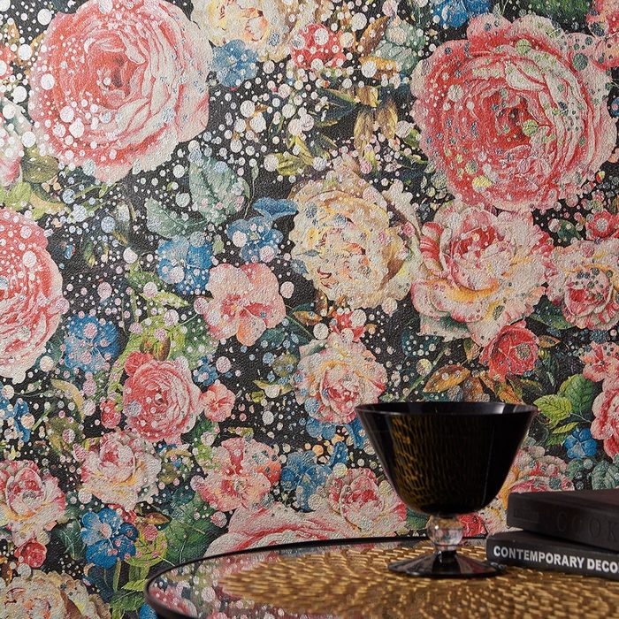 BB2719 ベスト クロス壁紙 フラワー 巾92.5cm