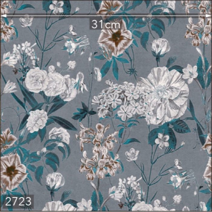 BB2722 ベスト クロス壁紙 フラワー 巾93cm