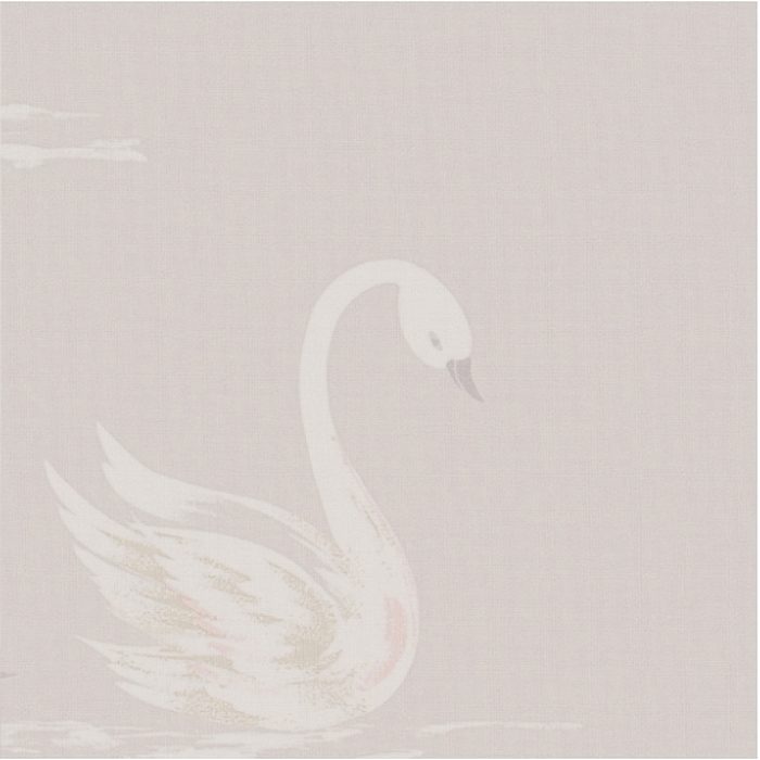 BL2914 ベスト クロス壁紙 LAURA ASHLEY Swans 巾92cm ペールシルバー