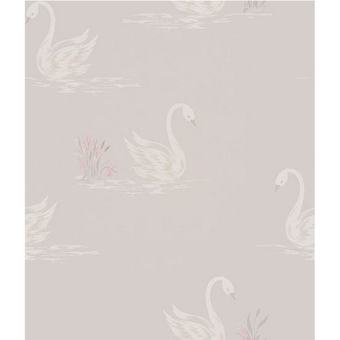 BL2914 ベスト クロス壁紙 LAURA ASHLEY Swans 巾92cm ペールシルバー