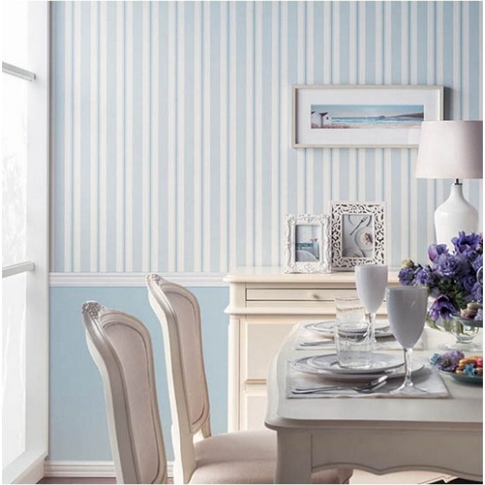 BL2916 ベスト クロス壁紙 LAURA ASHLEY BramptonStripe 巾92.5cm シースプレイ