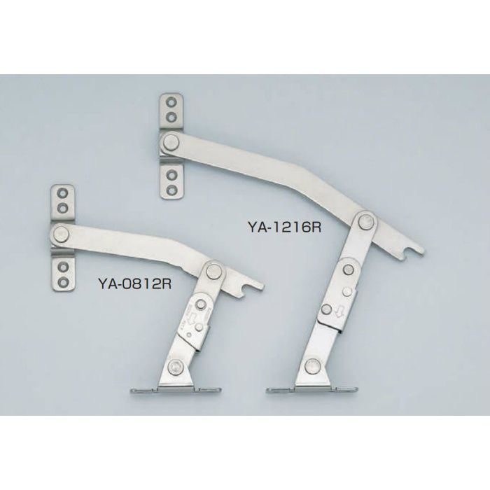 ランプ印 ステンレス鋼製ロック付重量扉用ステー YA-0812型（右用） YA-0812R 180-100-204