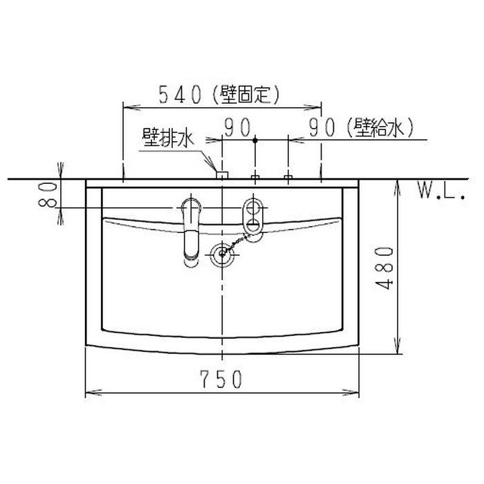 LU0751RSJ1E10 BW1+LUM7512SLCS リフレスタンド 洗面化粧台セット W750 1面鏡ショート シャワー水栓 くもり止めコート ホワイト
