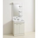 リフレスタンド 洗面化粧台セット W600 1面鏡 シャワー水栓 ホワイト