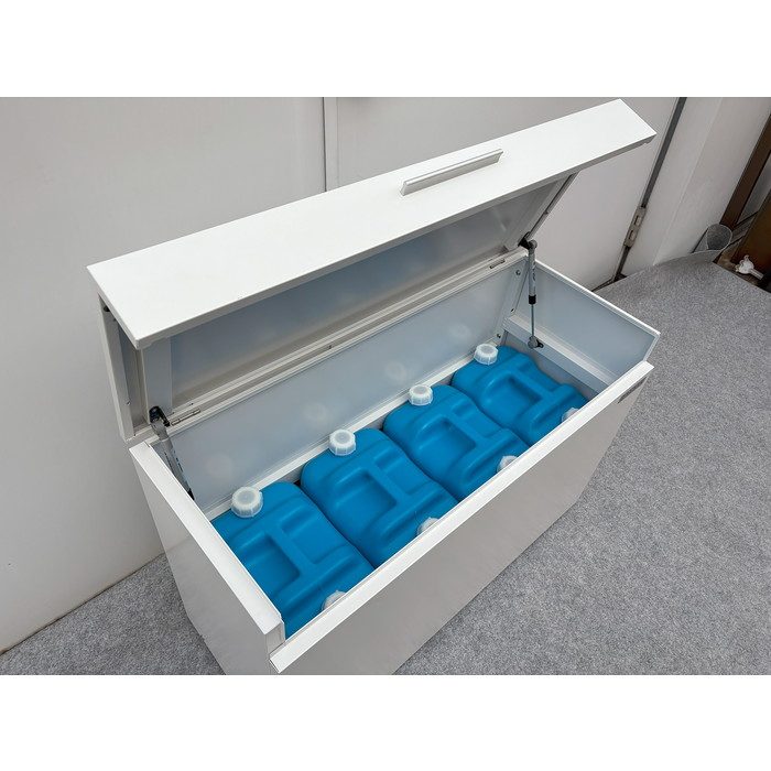 CKH-1004WB クリーンストッカー スチールタイプ（小型） 1000×400×662mm ホワイト