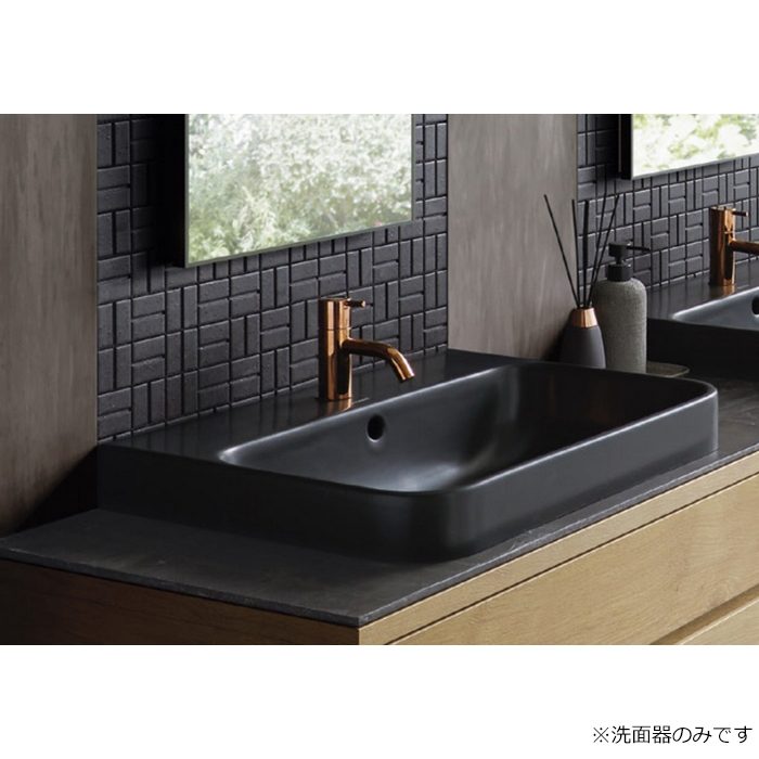 DV236060-13 ハッピー D.2 プラス 洗面器 600×460×70mm アンスラサイトマット