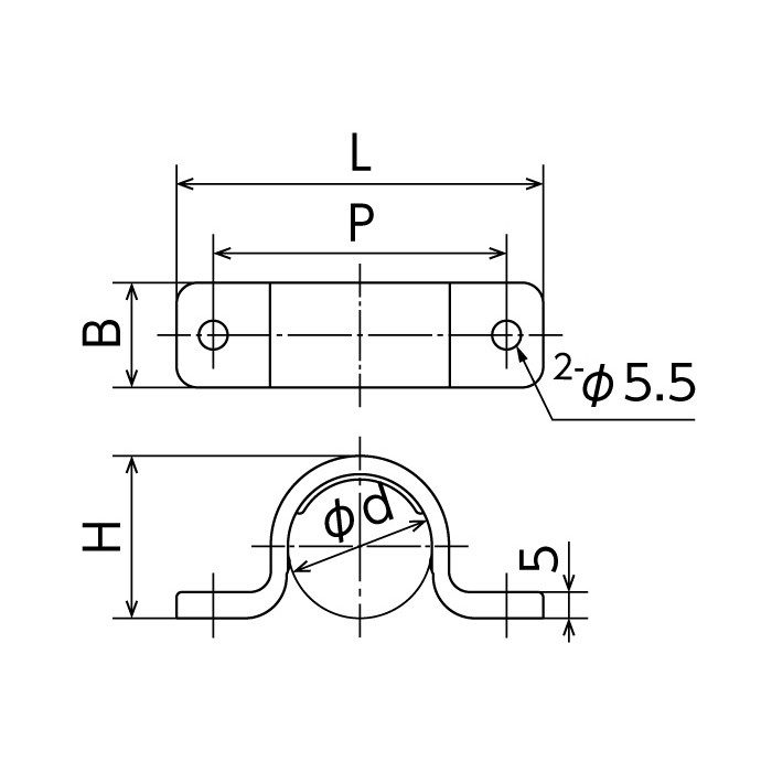SDL1-36P-B SDL1型 両サドル 84×45.5mm【セール開催中】