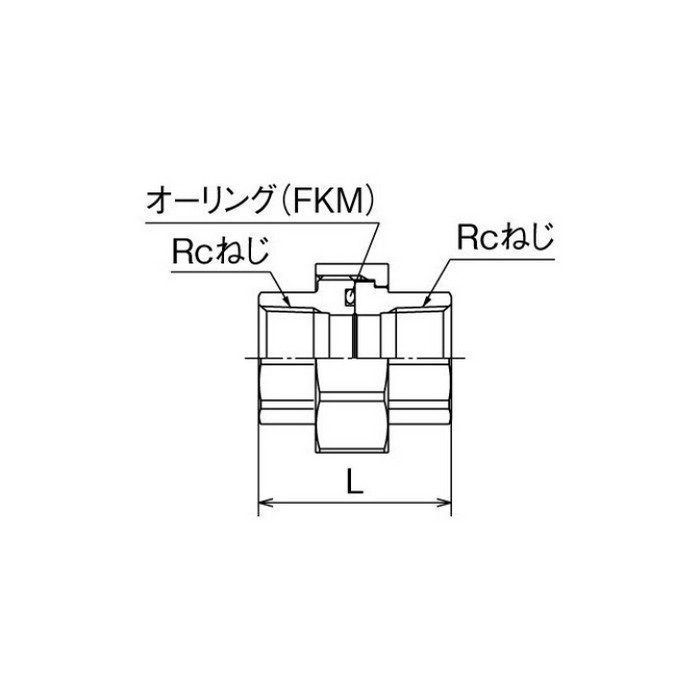 SFU3-20 SFU3型 ユニオン オーリング式 49mm