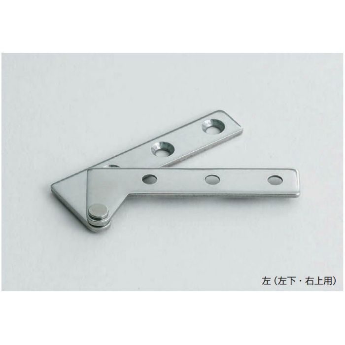 ステンレス鋼製 PPヒンジ PP-60 インセット扉用 左(左下、右上用) PP-60L 170-090-262
