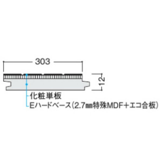 フォレスティアJA ミルベージュ YF12-ML 天然木床材 ※配送エリア注意