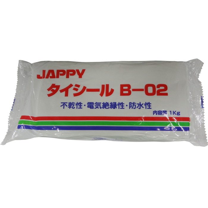 B-02W JAPPY タイシール 不乾性パテ ホワイト 1kg(約500ml) 1個 69074001020【セール開催中】