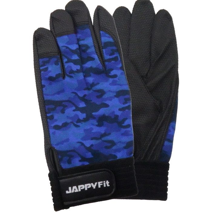 【非売品】京都府警 右京 手袋 JPF-178MB-L 作業用手袋 JAPPYフィット L青迷彩 1双 69093004310 因幡