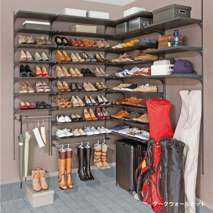 SS-JD3W4DG-2 アームハングSS樹脂棚板 12×290×448mm ダークグレー 2枚