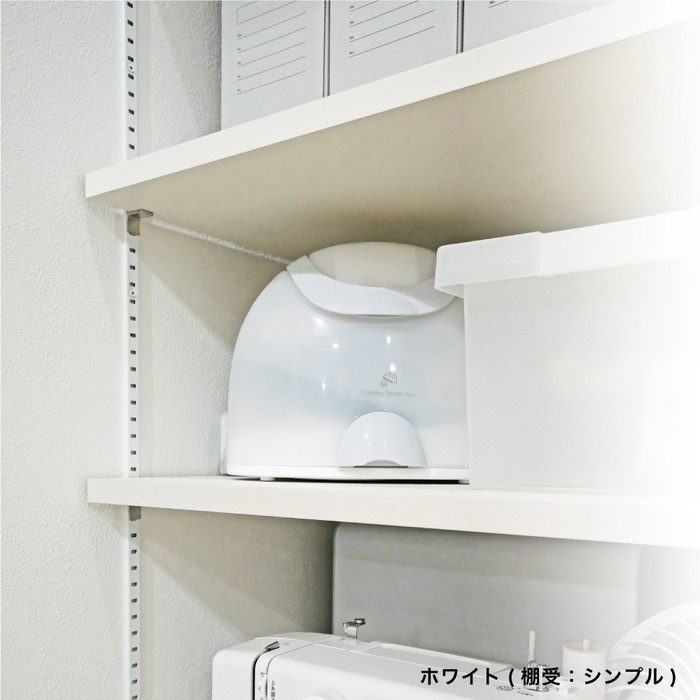 TBS-SW ステンレス棚柱セット 15×1820mm ホワイト 南海プライウッド