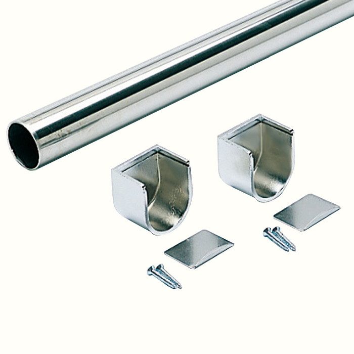 HPC-U32-900 パイプセットC（U型） 900mm φ32 シルバー