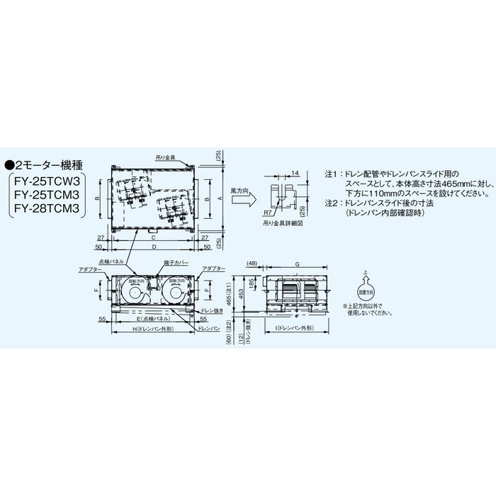 FY-25TCW3 厨房形キャビネットファン（大風量タイプ） 三相200V【セール開催中】