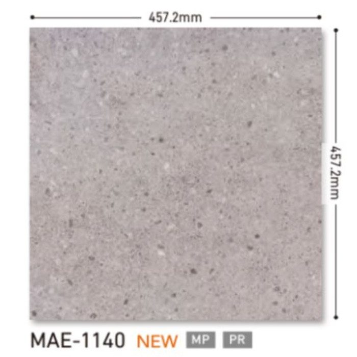 MAE-1140 マティルNW Eサイズ ツブコンクリート2 3.0mm厚×長457.2mm×巾457.2mm 15枚/ケース【セール開催中】
