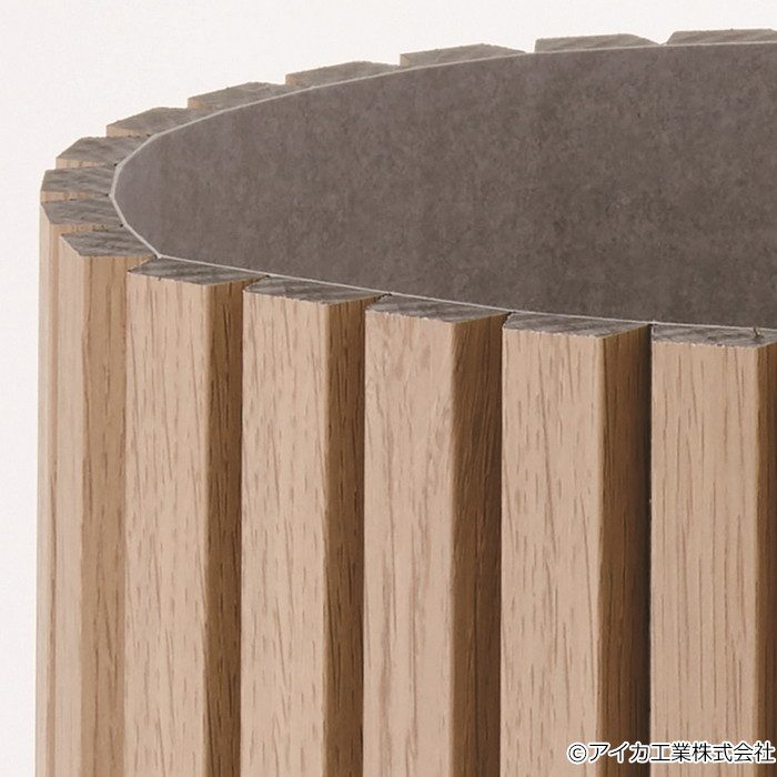 【入荷待ち】OC-516 曲面化粧材 アイカアール キャニオン 木目 10.5×609×2440mm リブラオーク（オーク/板目）