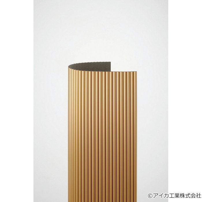 OR-105 曲面化粧材 アイカアール ハーフラウンド 7.1×609×2440mm メタリック