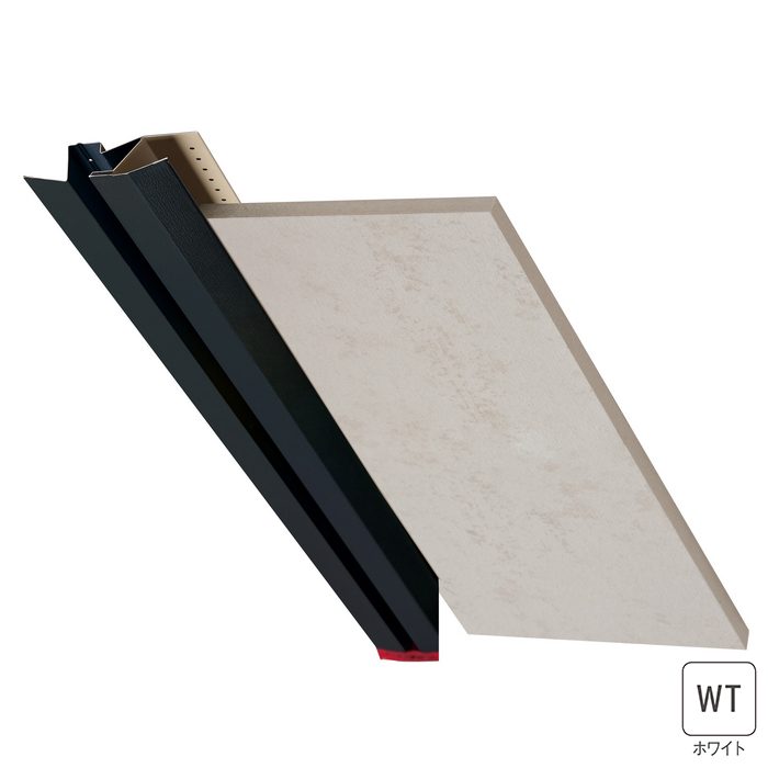 FV-DE14-1-L18-WT 防火対応 軒天換気材（軒先・壁際タイプ） 軒天厚み14mm用 1820mm ホワイト 6本入