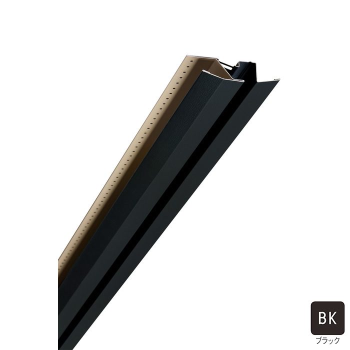 FV-E06-1-L18-BK 鋼板製 軒天換気材（軒先・壁際タイプ） 軒天厚み5・6mm用 1820mm ブラック 6本入