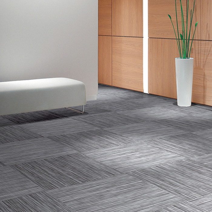 FBT403 ファブテックタイル 耐湿クッションバッキング 500×500mm グレー 4枚/セット