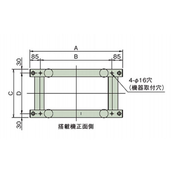 K-BKS08GA 防振架台 オーケー器材【アウンワークス通販】