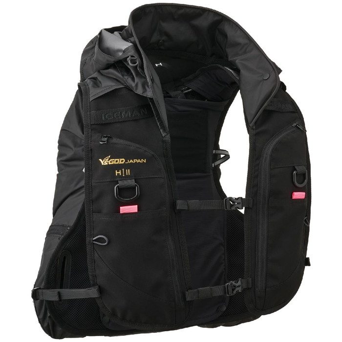 ICMPH2S-BLV-SET Y’sGOD アイスマンHYBRID-PRO2 セルマックス【水路冷却シート式水冷空調服】ブラック