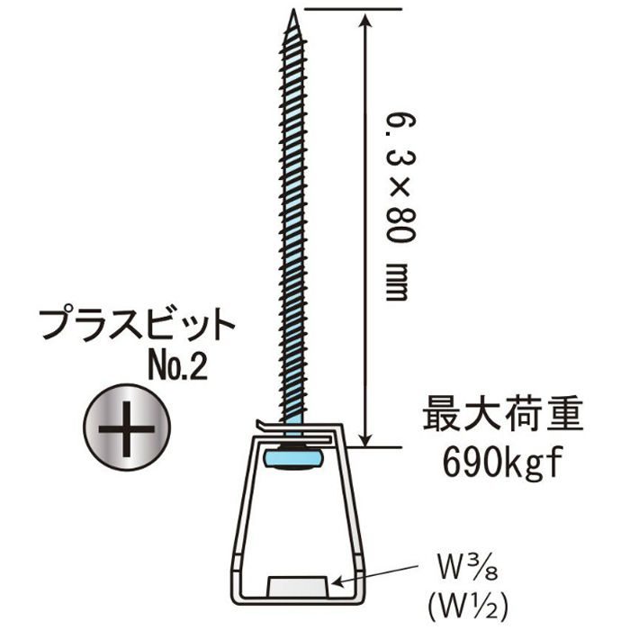 もくねじハンガーB【当日出荷】 サワタ【アウンワークス通販】