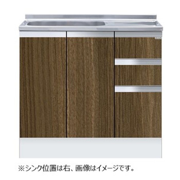 KTD5-85-90SX-R-MD 一槽流し台 KTD5-85シリーズ 組合せ型 ハイトップ