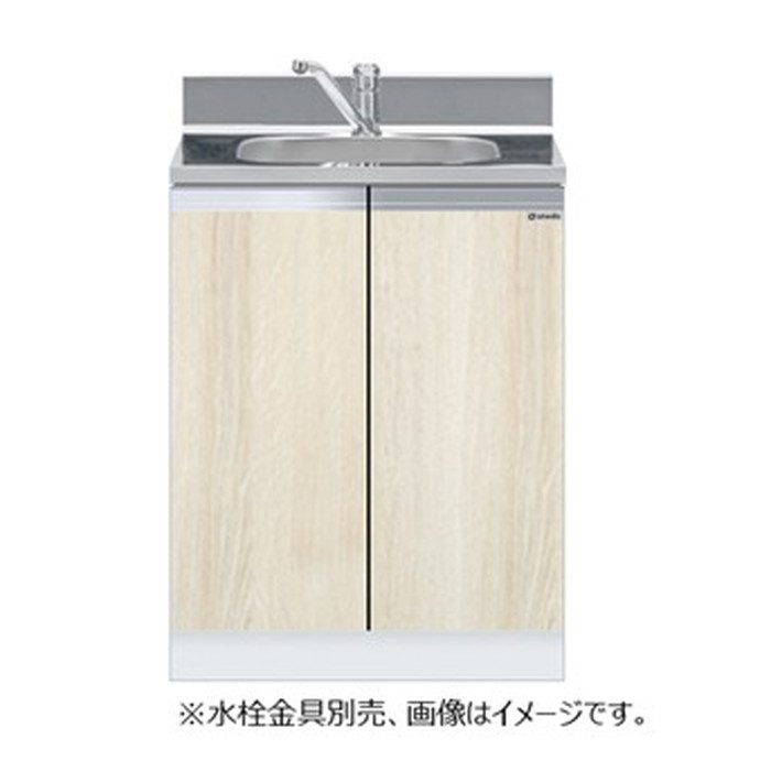 KTD4-80-60DS-RV 全槽流し台 KTD4シリーズ 組合せ型 薄型 木目