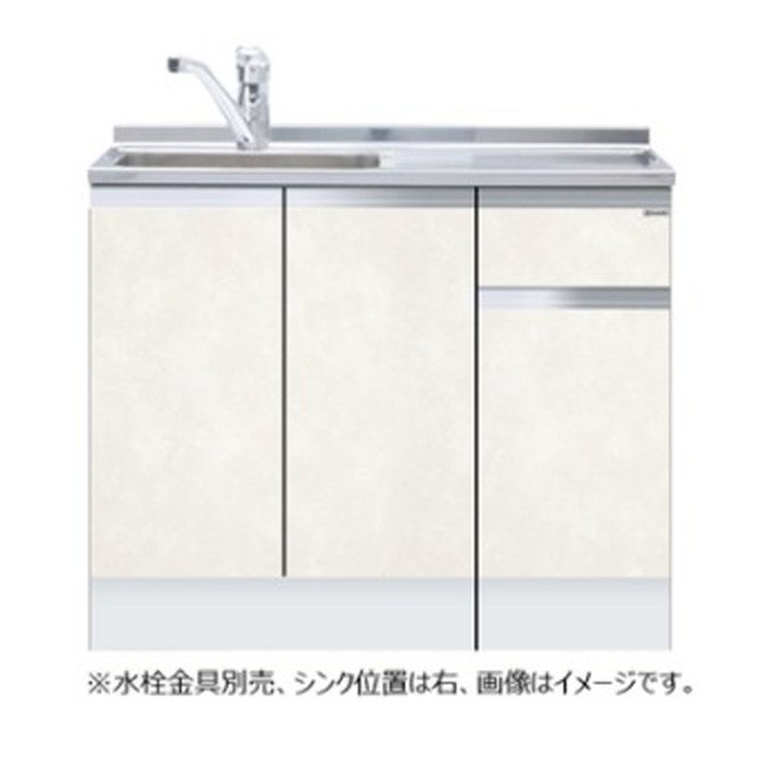 KTD5-85-100DSF-R-PB 一槽流し台 KTD5-85シリーズ 組合せ型 ハイトップ