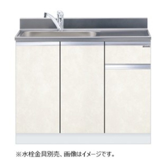 KTD5-80-100DS-L-PB 一槽流し台 KTD5-80シリーズ 組合せ型 シンク位置