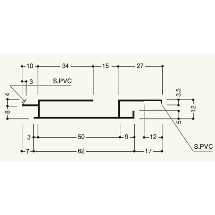 VA200-W 軒先換気孔 VA‐200 ホワイト【翌日出荷】 フクビ化学工業